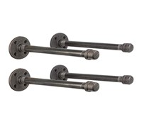 Stainless Steel Hidden Metal Floating Wall Mounted Shelf Brackets for Durability