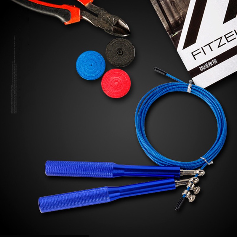 Fitness Training Steel Wire Skipping Rope Exercise 3 Meters Adjustable Speed