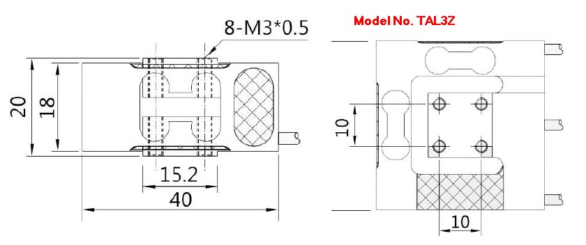 Triaxial force transduer Multi 3 AXIS customized Load cell sensor 3D force sensor 10N.m 50N.m 100N.m