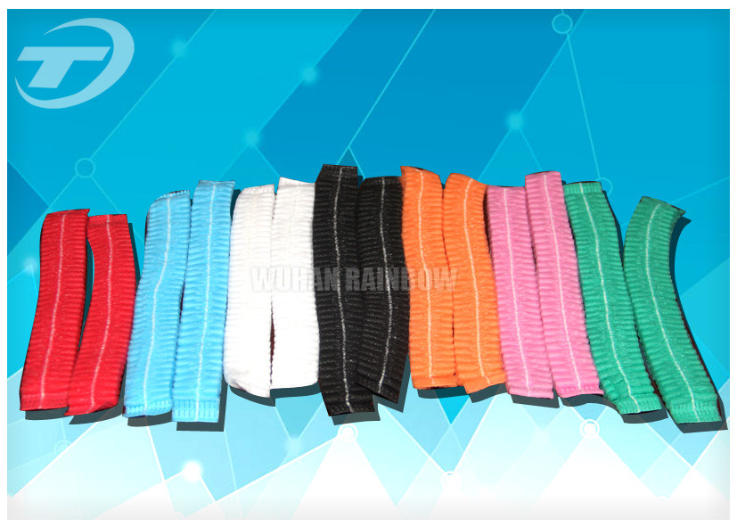Disposable non-woven clip cap 20 " , single elastic , made from SPP fabric