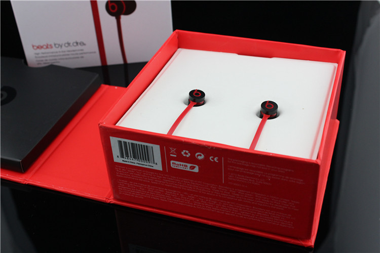 Beats by Dr. Dre Urbeats In-Ear Headphones - Black/Red Beats Urbeats Earbuds In Ear Wired Headphones With Remote&MIC in