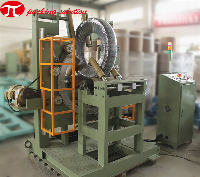 GS300 Ring Type Automatic Rubber Tyre Packing Machine 150mm OD