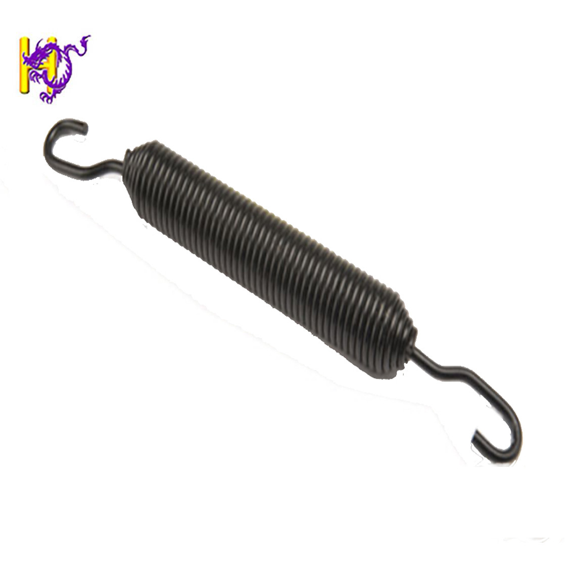 65Mn Gate Trucks Brake Tension Coil Spring With Double Hooks