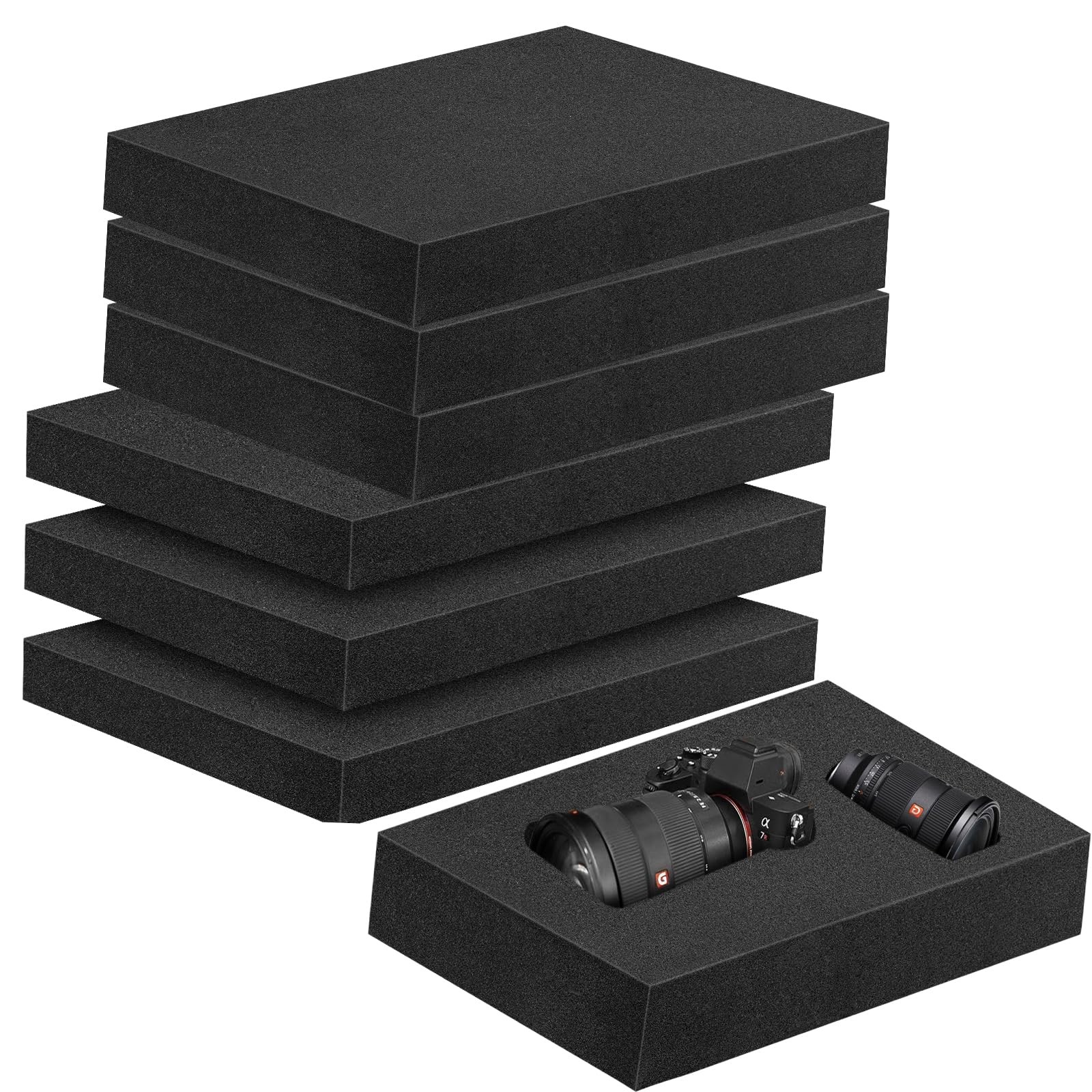 Customized Antistatic / Conductive EVA IXPE PU Foam Anti Shock Insert Packing ESD Foam Industrial