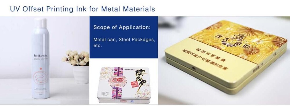 CHINA Manufacturer hot sale LED UV offset printing ink for kinds of papers/plastic film.