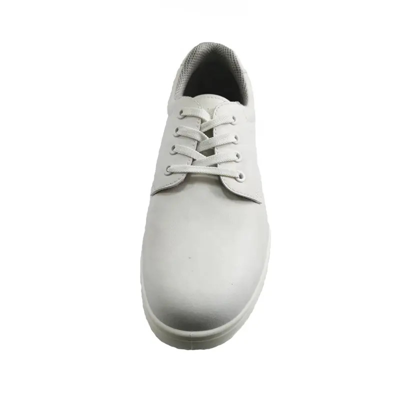 Slip Resistant Microfiber Synthetic Leather Shoes Anti Static Hospital Theatre Shoes White
