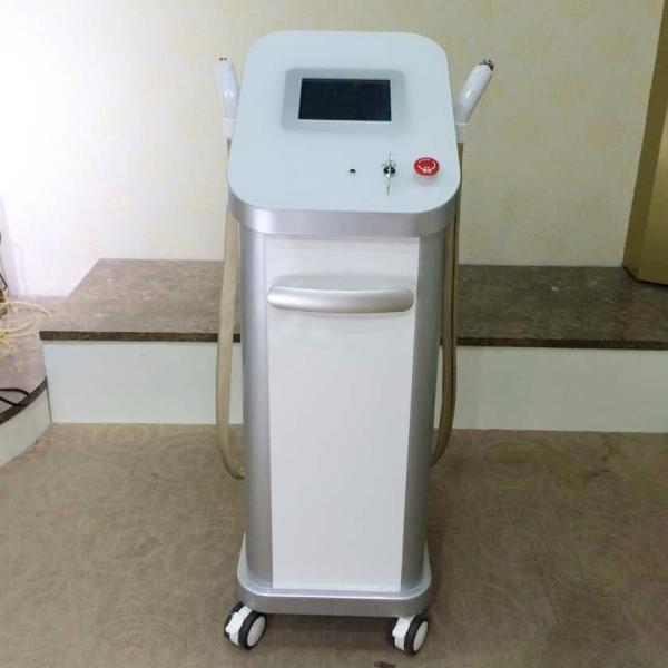 Professional painless 2 handles 10Mhz radio frequency skin tightening machines