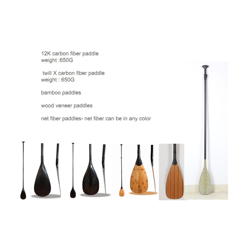 2022 Wholesale Sup Paddle Fiberglass Carbon Fiber Kayak Paddle Sup Stand Up Board Kayak Sup Paddle