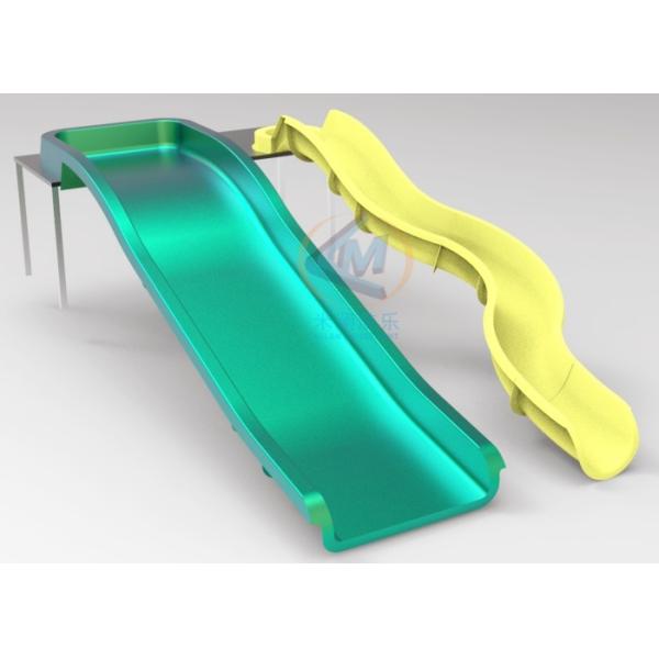 1.5M Height Commercial Pool Slides Outdoor Pool Slide For Children Leisure