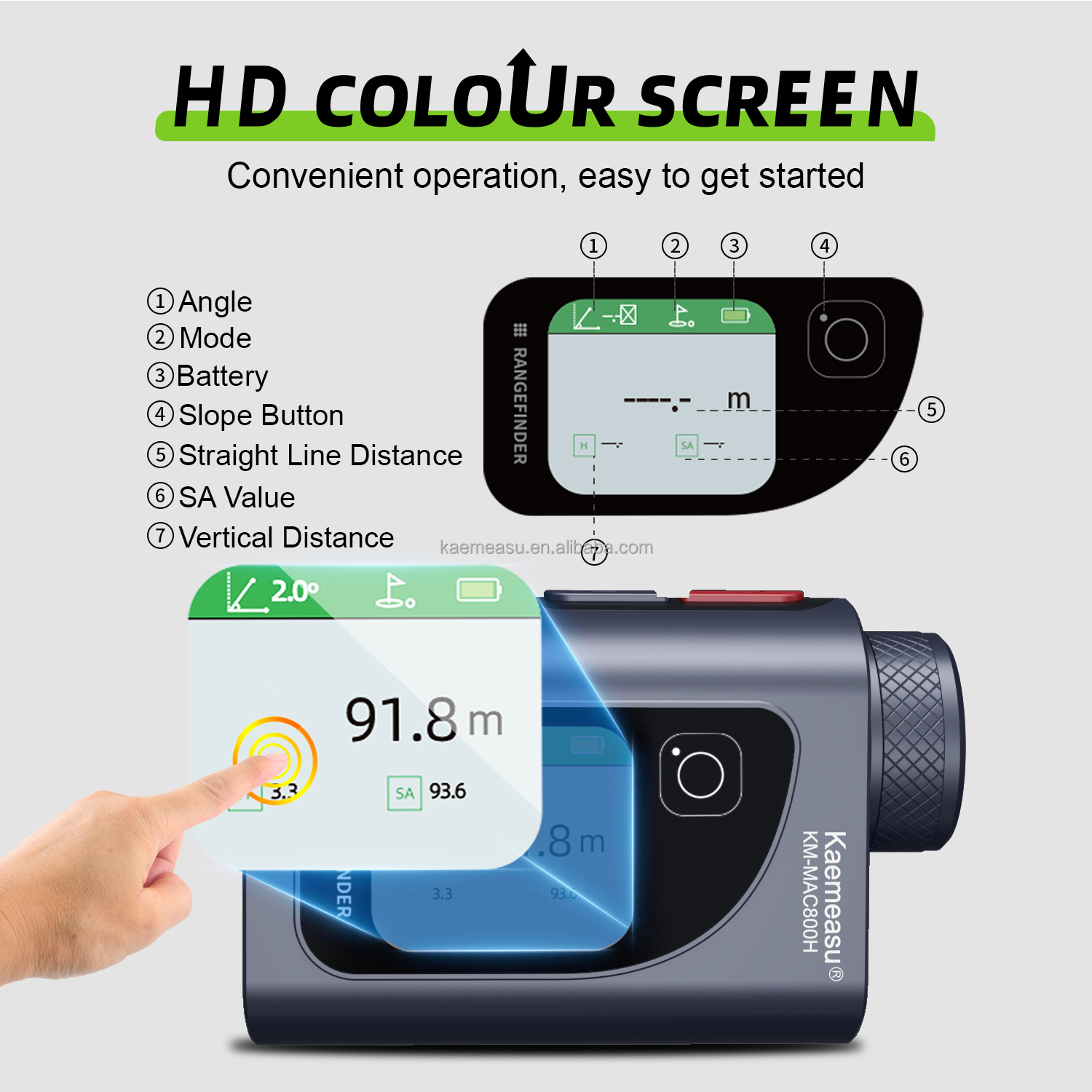 800m Data Broadcast Telescope Laser Meter Golf Rangefinder Hunting Range Finder Golf Range Finder Laser Rangefinders