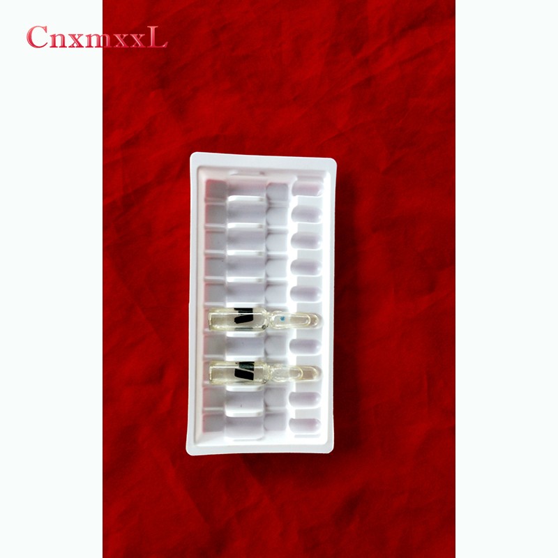 White Water Injection Blister Packing 1mlx10 Plastic Inside Ampoule Bottle Tray