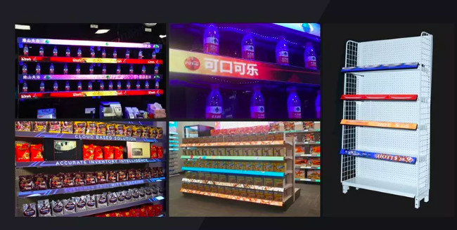 LONGVISION Digital Shelf Led Screen Display TV Supermarket Ultra Slim