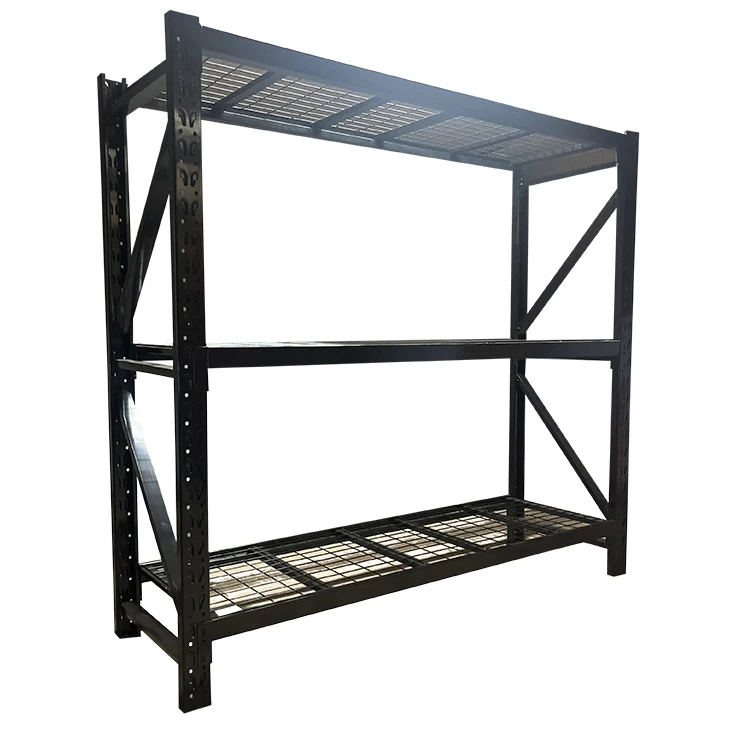 Adjustable Storage Shelf Rack Medium Duty Steel Warehouse Shelves