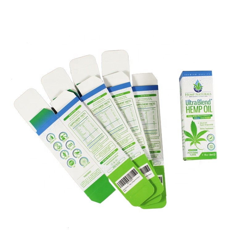 White Recycled 350gsm Biodegradable Cardboard Box Pantone Color