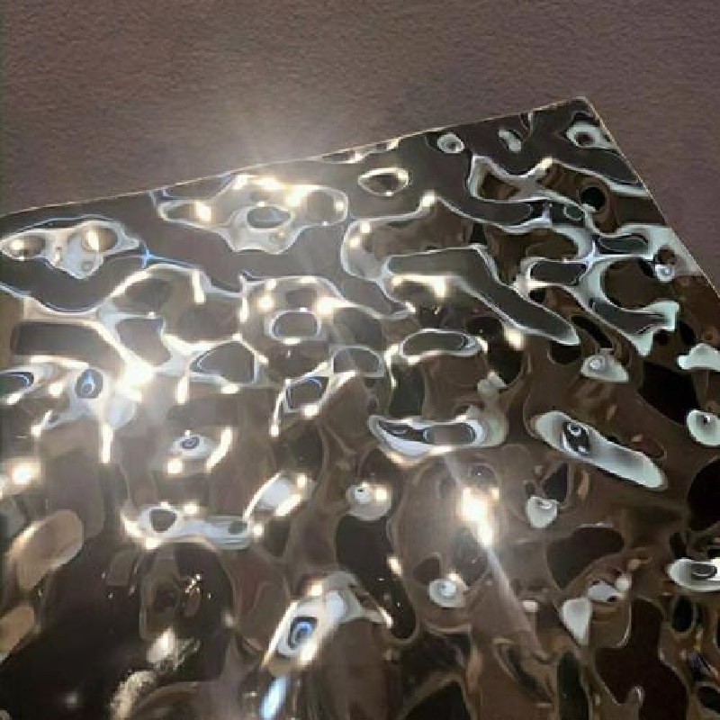 AISI Inox Water Ripple Stainless Steel Sheet Plate Colored 304 304L 316 316L 430 420