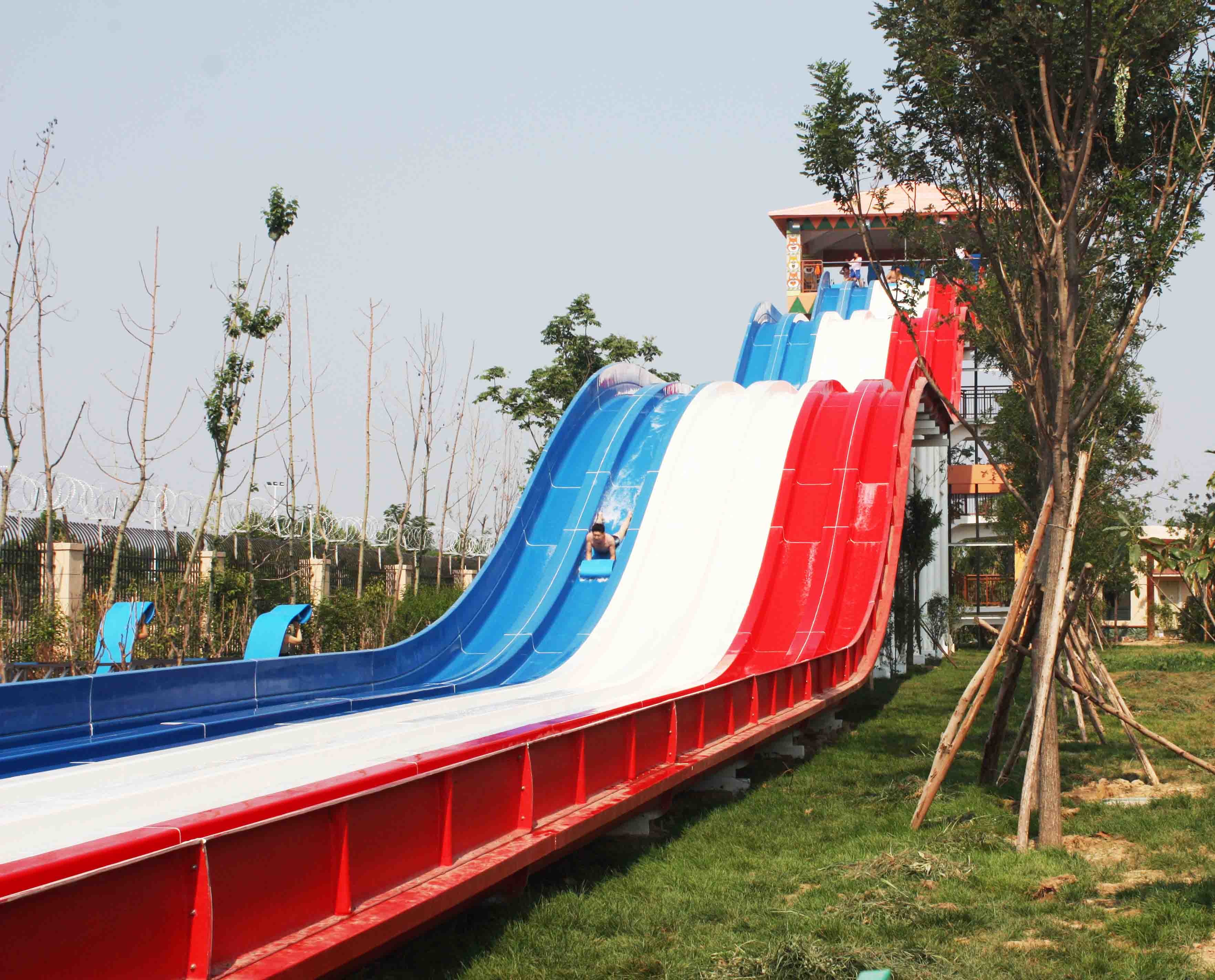 FPR Custom Water Slides OEM Extreme Water Slide With High Speed