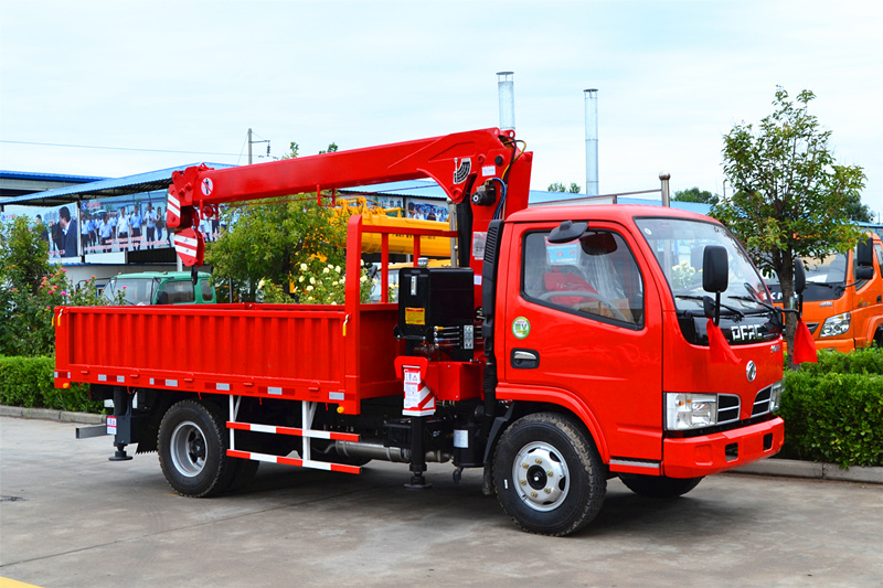 Dongfeng 3.2 Ton Lorry Mounted Crane With Manipulator 1898-3329 Mm Span