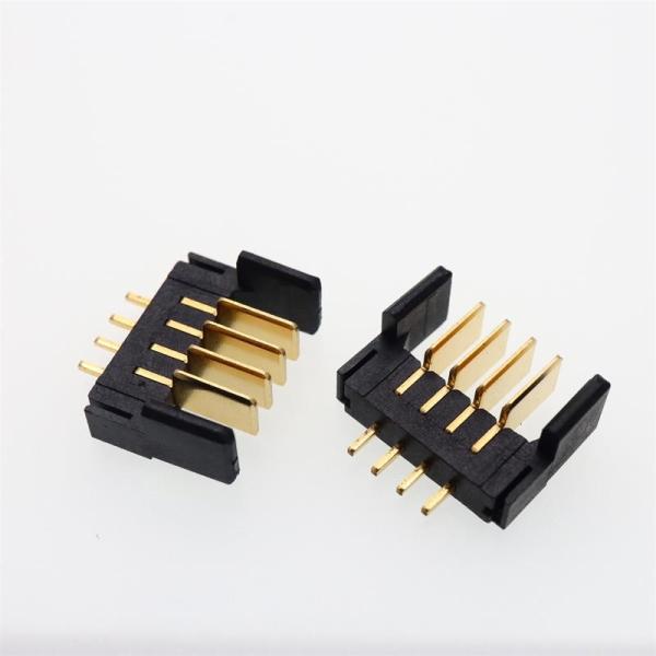 Blade Battery Holder Connector 180 Degree Straight Plug Gold Plated 3~16pin Male
