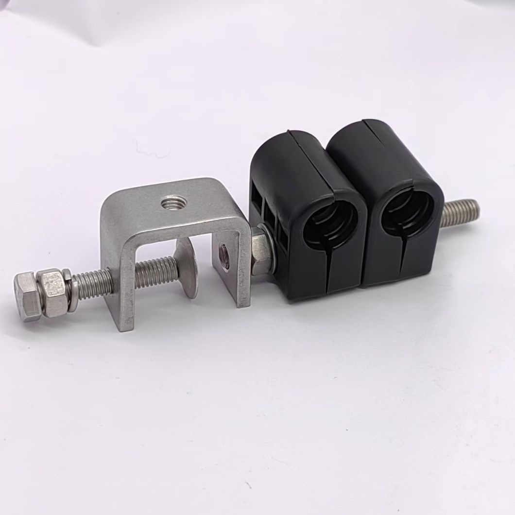 1/2&quot; and 7/8&quot; Single Hole Double Cable Clamps Cable Clips
