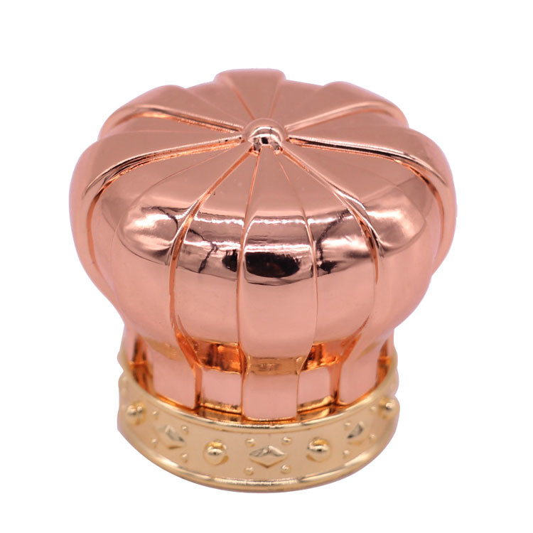 Color Plating Painting Electroplate 36*28mm Perfume Bottle Cover