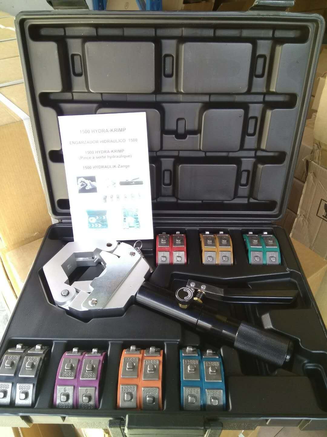 A/C Hose Crimper Kit AC Hose Crimping Tool Manual Handheld Hydraulic Car Repair A/C Hose Crimping Tool