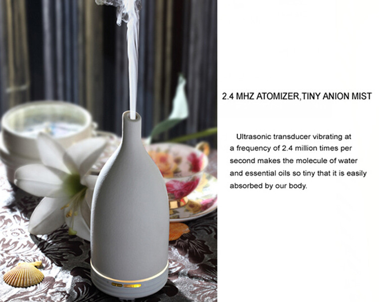 100ml Ultrasonic Corrosion Resistant Ceramic Aroma Diffuser