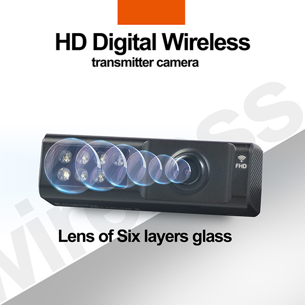 Vehicle 1080P Night Vision Backup Camera 5 Inch Screen For Dash Cam