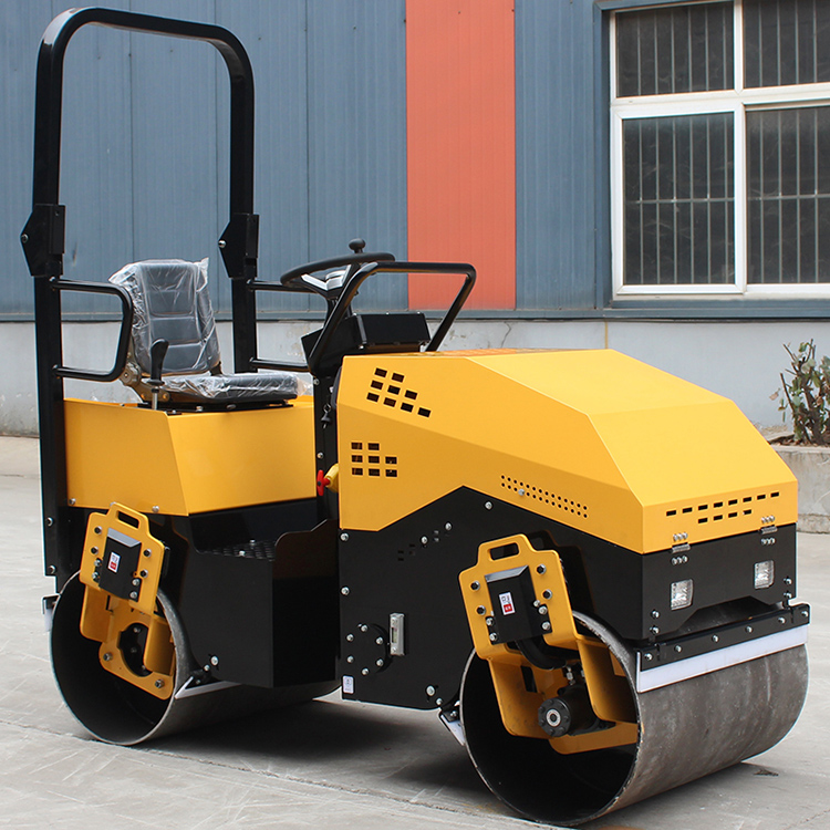 1.5 Ton Single Drum and Double Drum Ride-On Road Roller with Hydraulic Transmission