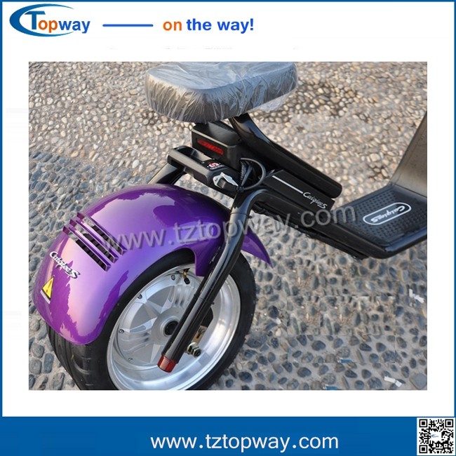 double suspension citycoco scooter with 1000w 60v lithium battery