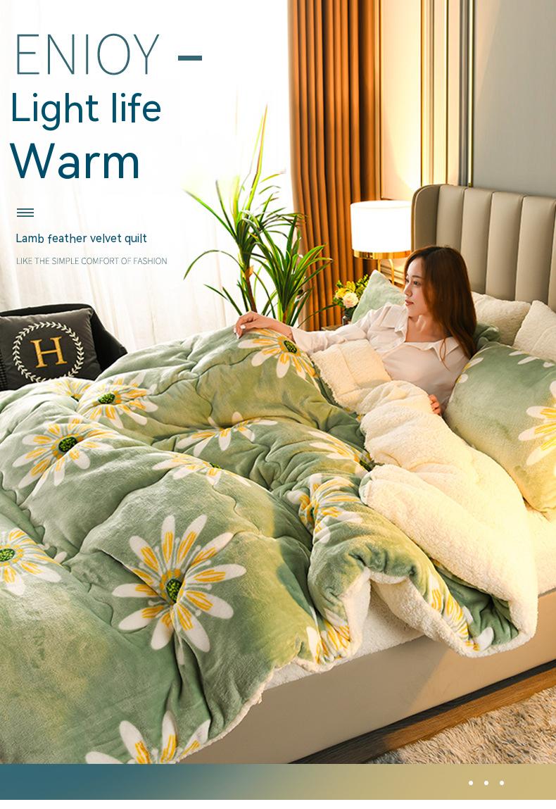 Hotel Bed Multi Colors Custom Quilt Comforter Polyester Blend Microfiber Quilt Queen Size