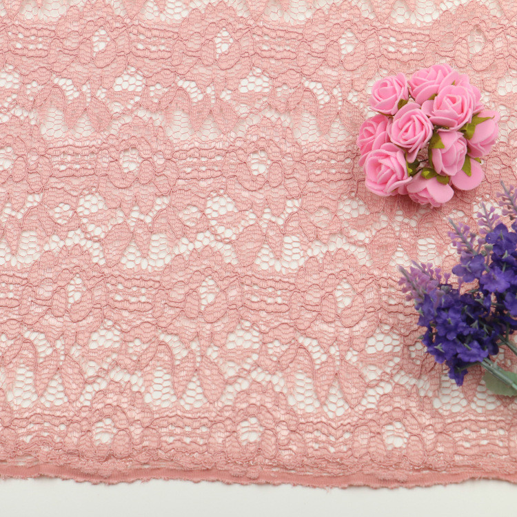 Garment Accessories Diy Stretch French Cord Lace Fabric Ivory Color