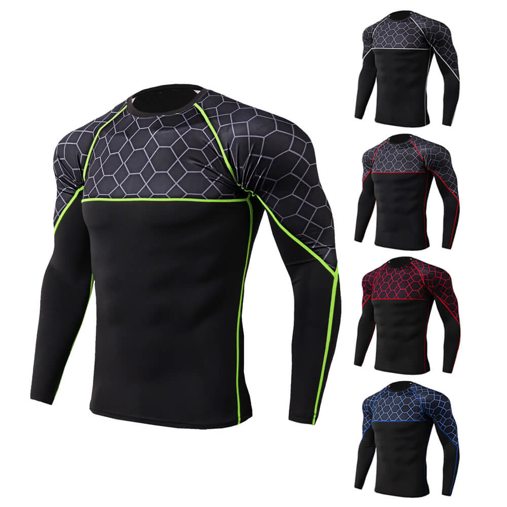 Sublimation Printed Long Sleeve Surf Rash Guard High Quality Custom