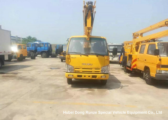 ISUZU 16m Truck Mounted Articulated Aerial Work Platforms High Performance