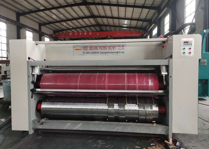 Chain Feed Style Corrugated Box Printing Machine For Vegetable Box