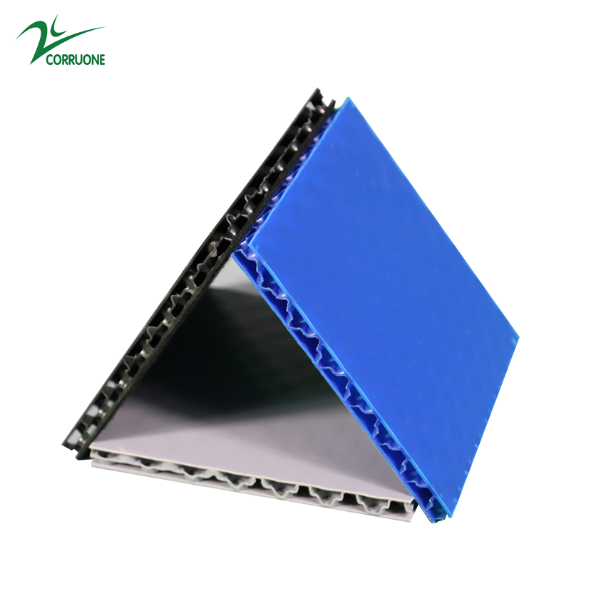 Purple 11mm PP Honeycomb Panel Polypropylene Honeycomb Sheet