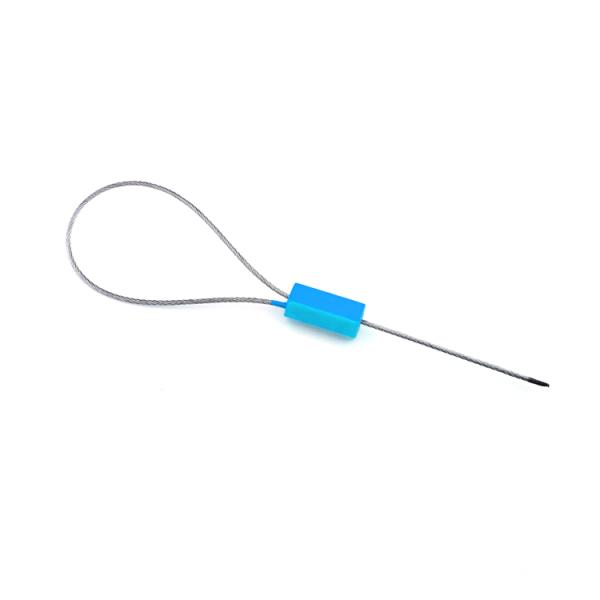 Eco-Friendly ABS Disposable Pull Tight 1.8mm Hexagonal Security Wire Plastic Cable Seal with 2.79 KN Tensile Strength