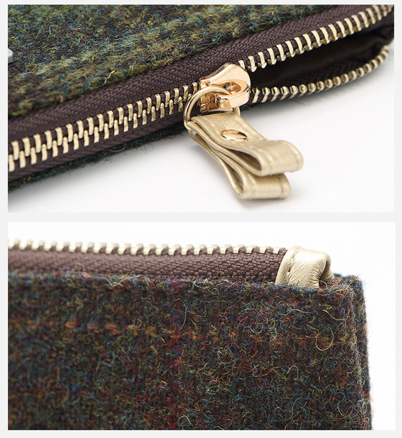 Zipper Polyester Waterproof Portable Cosmetic Bag