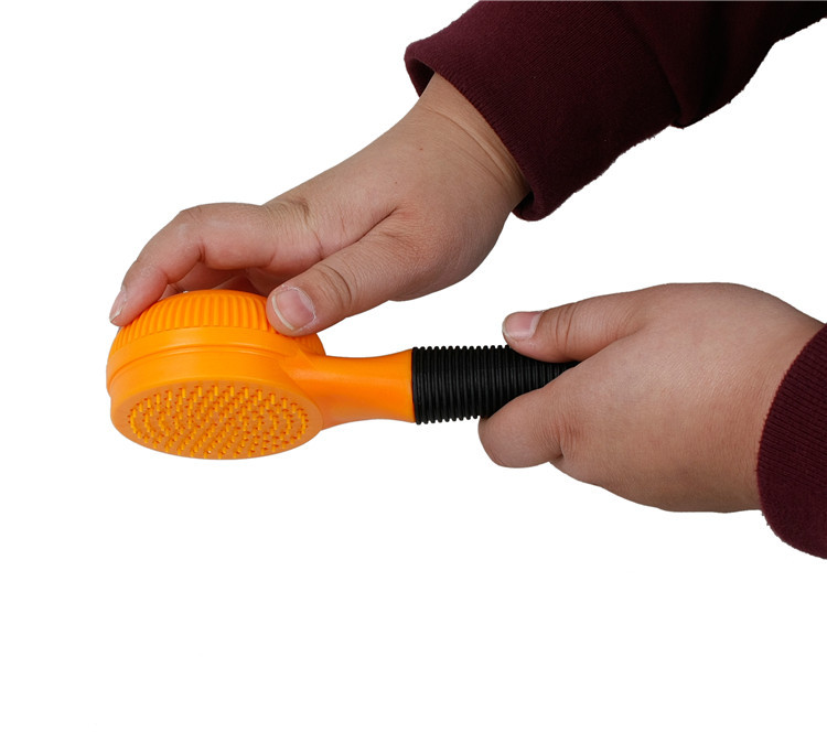 Easy Hang Cat Grooming Comb , Dog Detangler Brush Environmental Protection