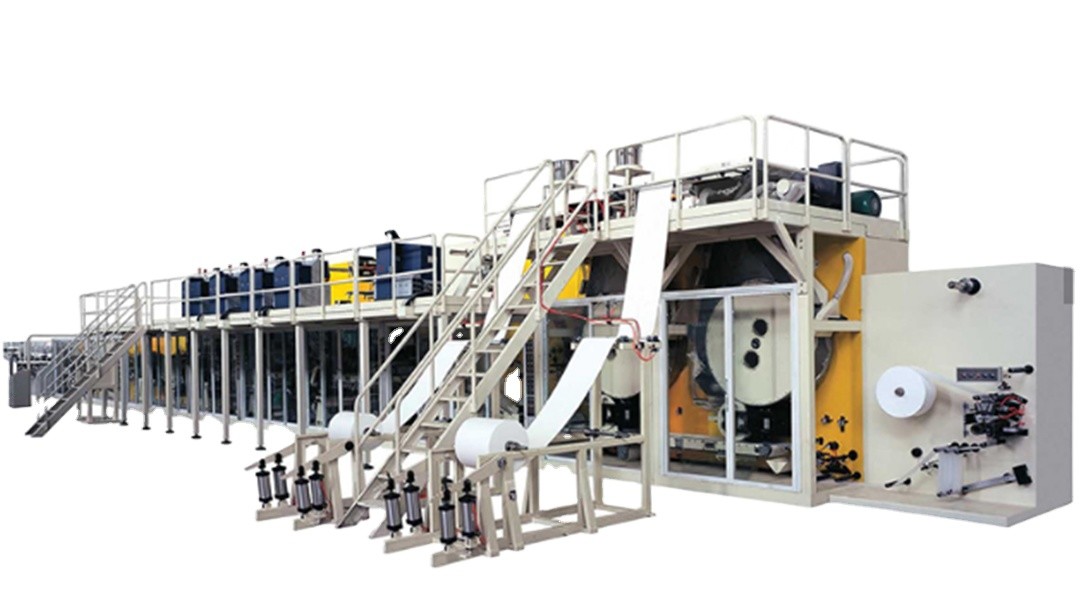 Web Wheel Molding Diaper Manufacturing Machine 400pcs/Min