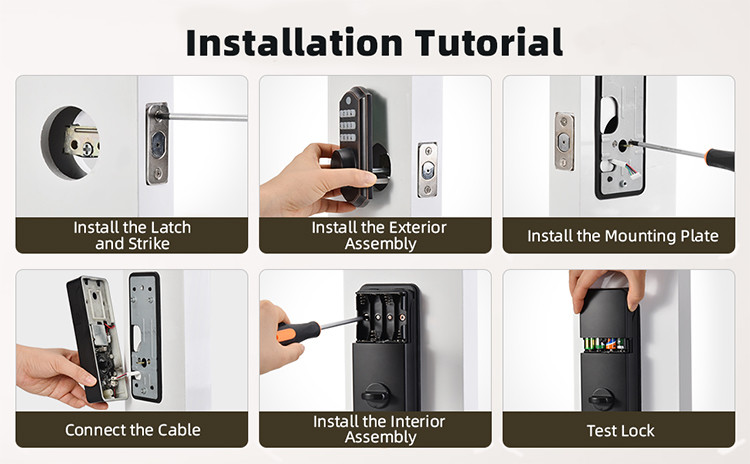 Aluminum Alloy Smart Deadbolt Door Lock Auto Electronic Wireless Door Lock
