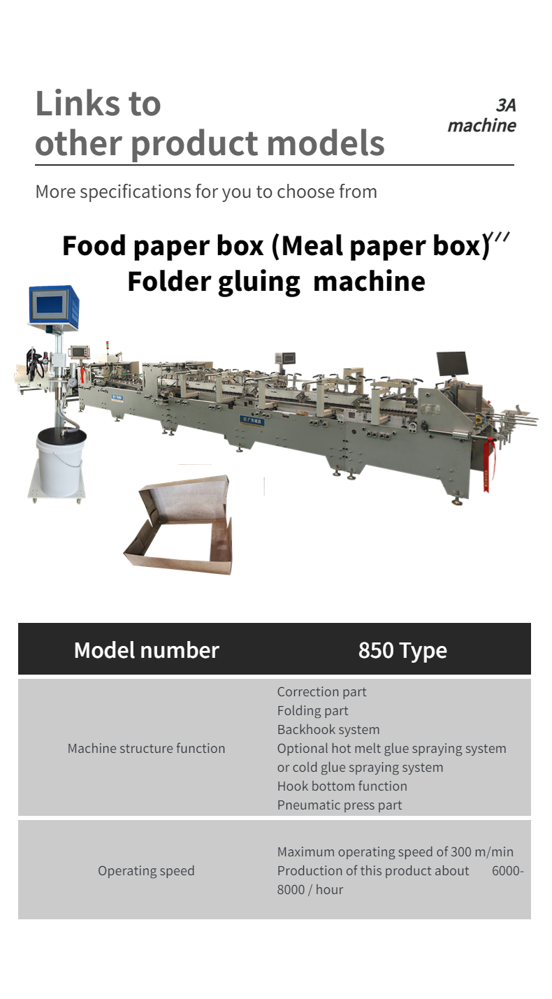 CQT 900YG-2 Pre-Folded Bottom Lock Corrugated Cardboard Box Making Machine Folder Gluer
