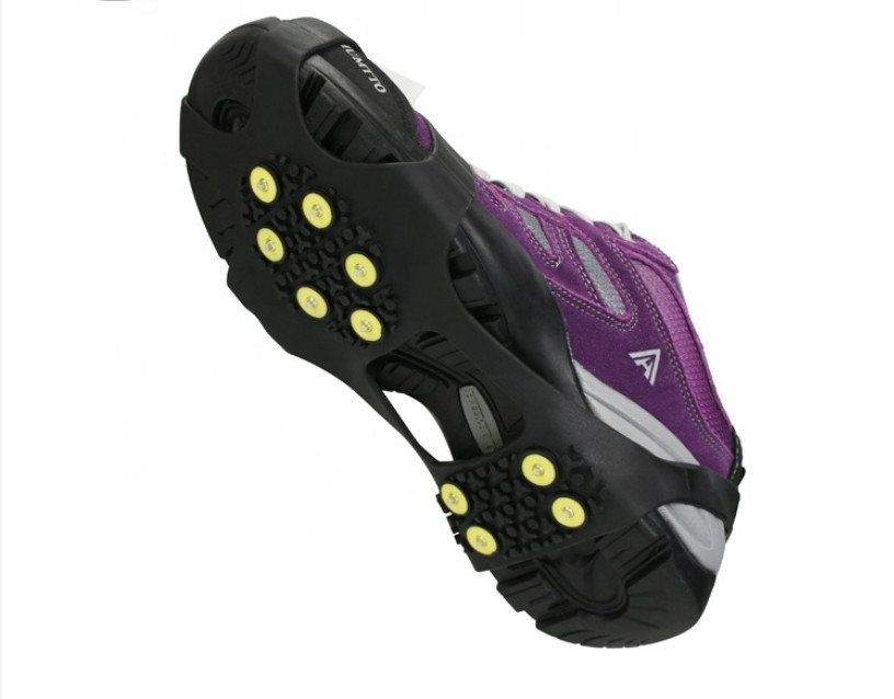 Micro Spikes Traction Cleats Crampons For Snow Walking And Ice Hiking Climbing Shoes