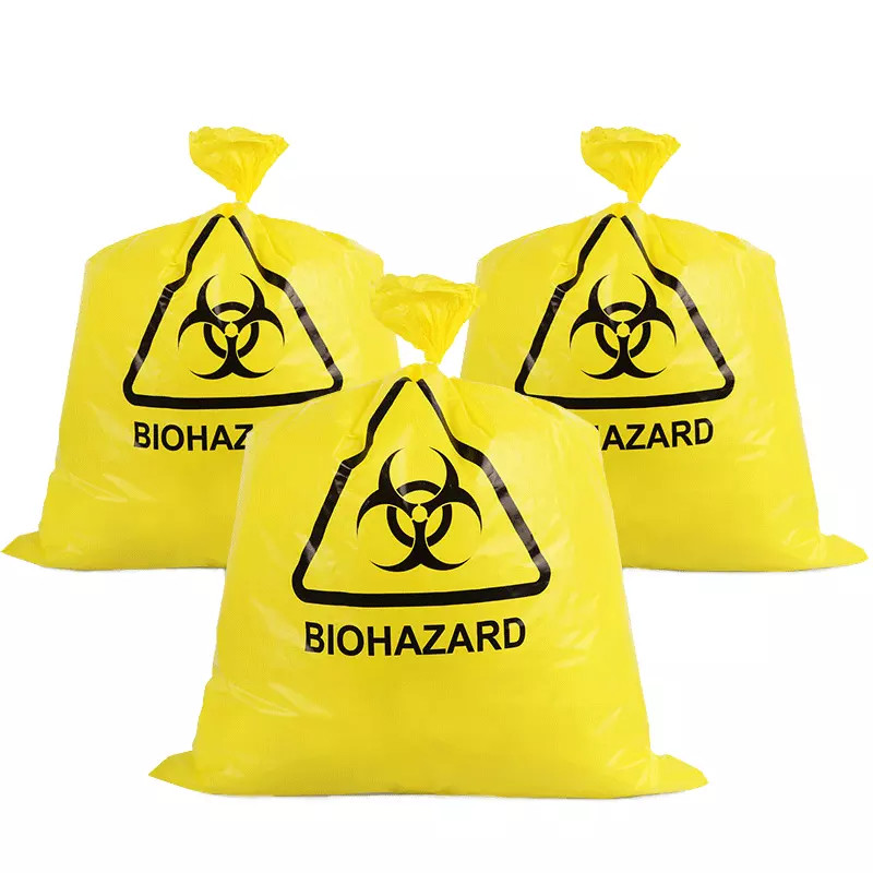 Biodegradable Plastic Hospital Biohazard Waste Bags Biohazard Bags Price Autoclavable Temperature Indicator Patch