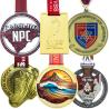 Buy cheap Custom Sports Medal Swimming Soccer Football Taekwondo Crystal Medals from wholesalers