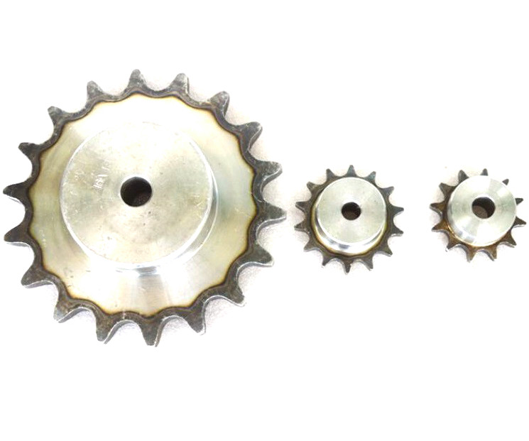 24A10T Blacken Treatment Harden Tooth C45 steel large platewheels roller chain sprocket