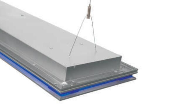 LS 54W Led Linear Ceiling Lights , Modern Linear Suspension Lighting Easy Installation