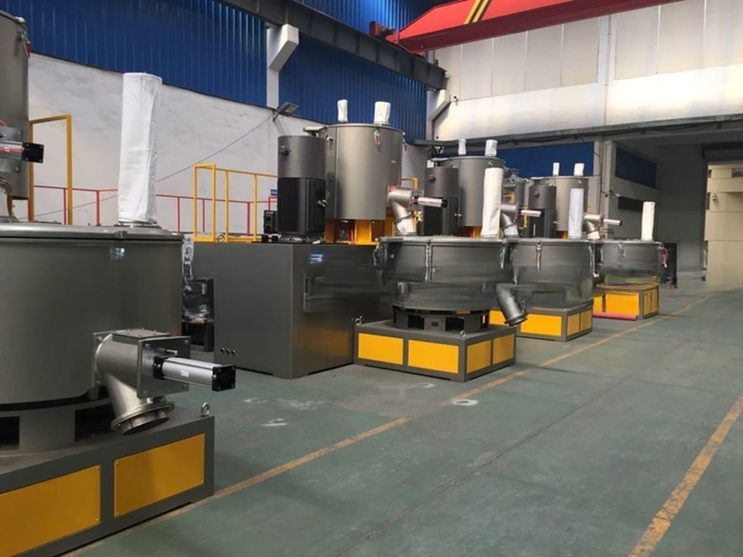 Horizontal Type High Speed PVC Powder Hot Cold Mixing Unit / Mixer
