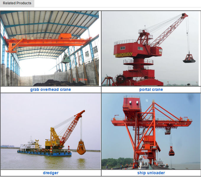 Industrial Chambell Grab Bucket For Excavator , Hydraulic Crane Grab Bucket
