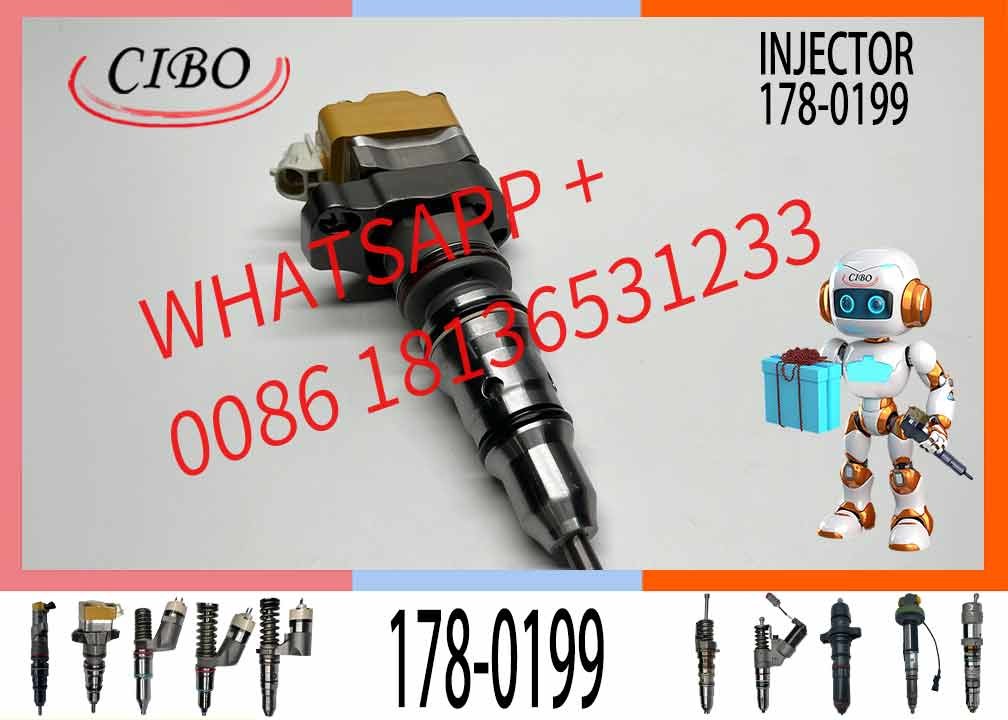 Diesel Engine Fuel Injector Excavator Accessories Diesel Motor Parts 178-0199 1780199 for 3126B 3126E 322C 322C