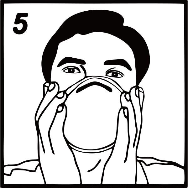 Coronavirus Disposable Face Mask Niosh Approved Respirator With Earloop 4